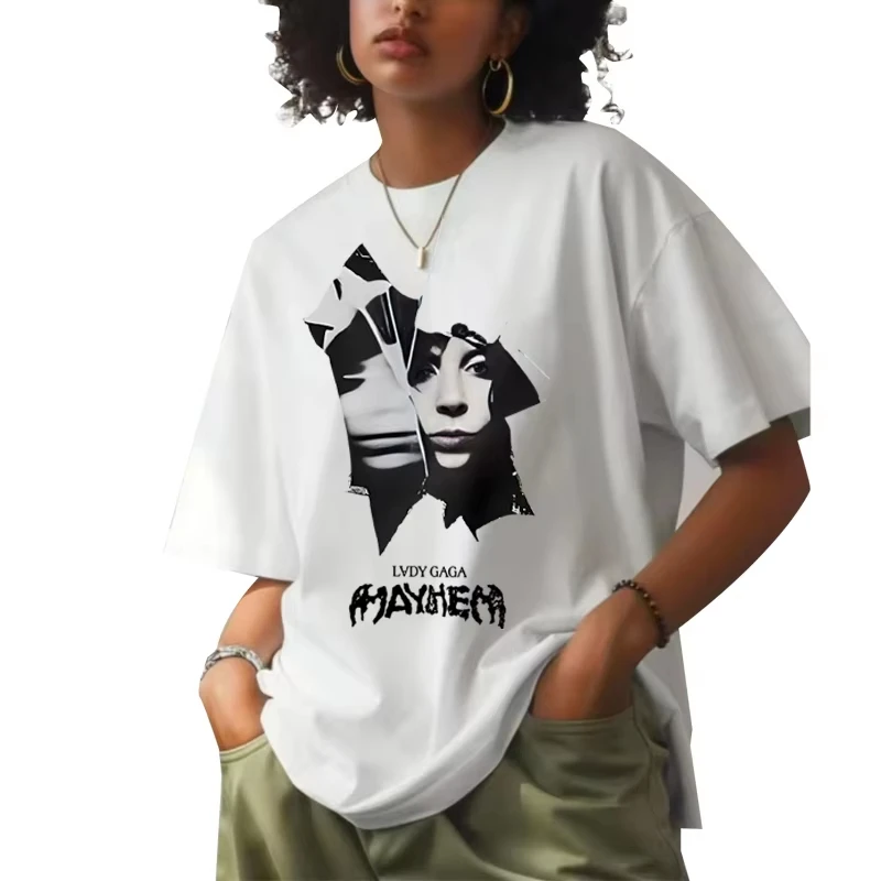 Футболка Streetwear Album 2025, мужская и женская футболка из 100% хлопка с короткими рукавами, летний топ унисекс
Футболка Streetwear Album 2025, мужская и женская футболка из 100% хлопка с короткими рукавами, летний топ унисекс
