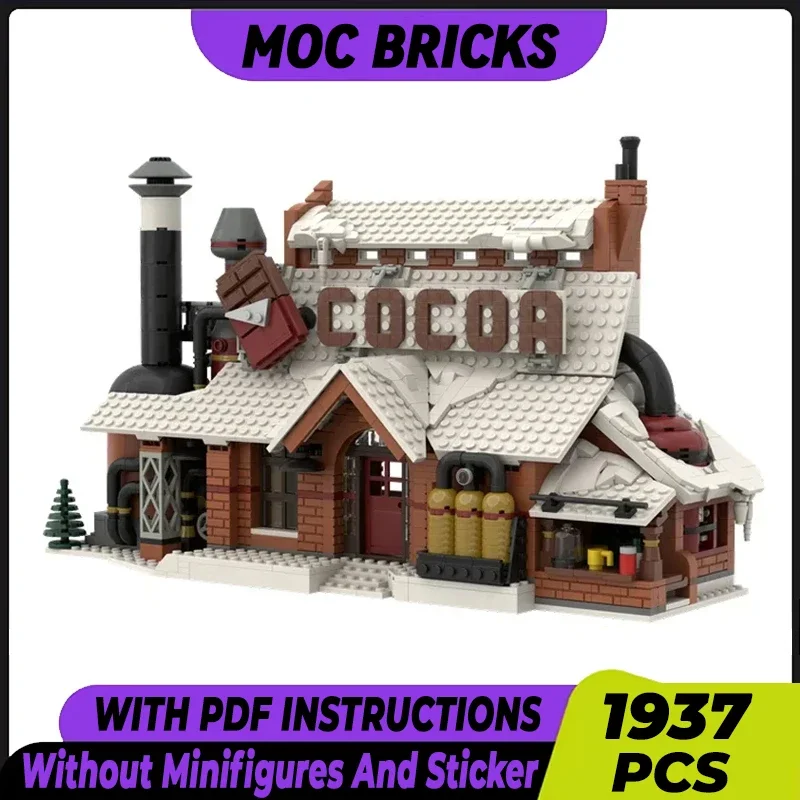 Street View Model Moc Building Bricks Winter Village Chocolate Factory Technology Blocks Gifts Christmas Toys DIY Sets Assembly
Street View Model Moc Building Bricks Winter Village Chocolate Factory Technology Blocks Gifts Christmas Toys DIY Sets Assembly