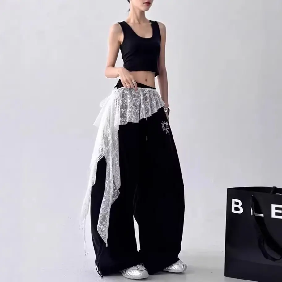 Women Mini Skirt Y2K Streetwear Lace Floral Embroidery High Waist Irregular Ruched Ruffles See Through Lace Up Fashion Skirt
Women Mini Skirt Y2K Streetwear Lace Floral Embroidery High Waist Irregular Ruched Ruffles See Through Lace Up Fashion Skirt