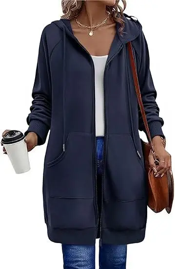 Women's Solid Color Long Sleeve Zipper Hooded Sports Sweatshirts 2025 Autumn New Fashion Female Long Hoodies Clothes Coats Tops
Women's Solid Color Long Sleeve Zipper Hooded Sports Sweatshirts 2025 Autumn New Fashion Female Long Hoodies Clothes Coats Tops