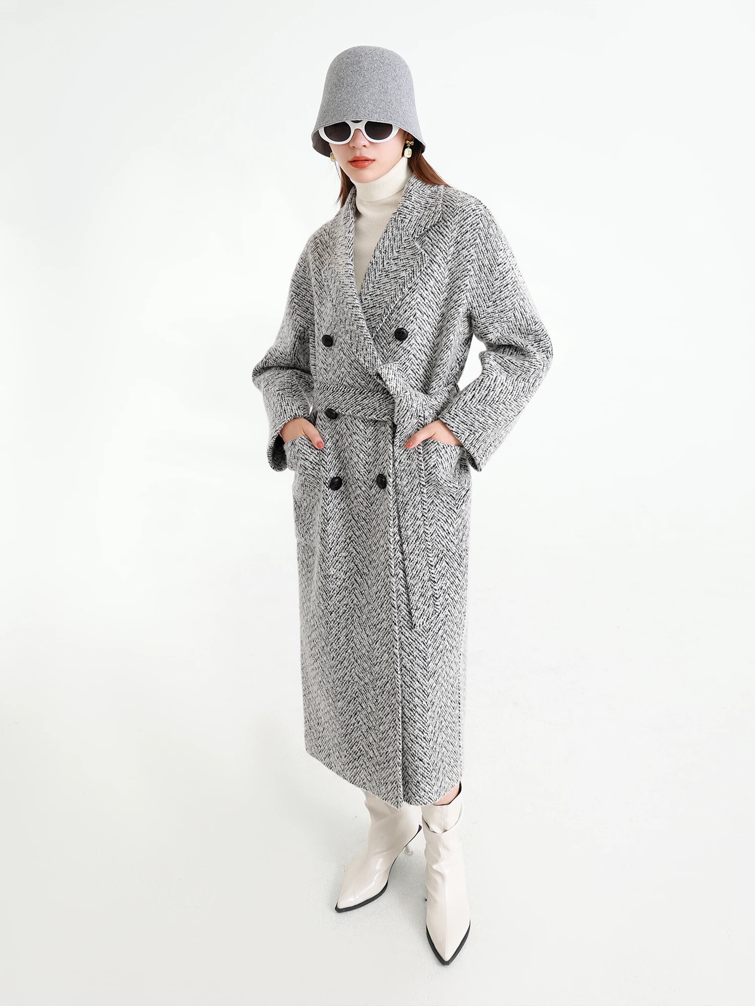 Women's Thiened Woolen Plaid Sle Coat Spring Autumn Winter Loose Fit Long Length Suit Jaet Commute Pure Color Polyester
Women's Thiened Woolen Plaid Sle Coat Spring Autumn Winter Loose Fit Long Length Suit Jaet Commute Pure Color Polyester