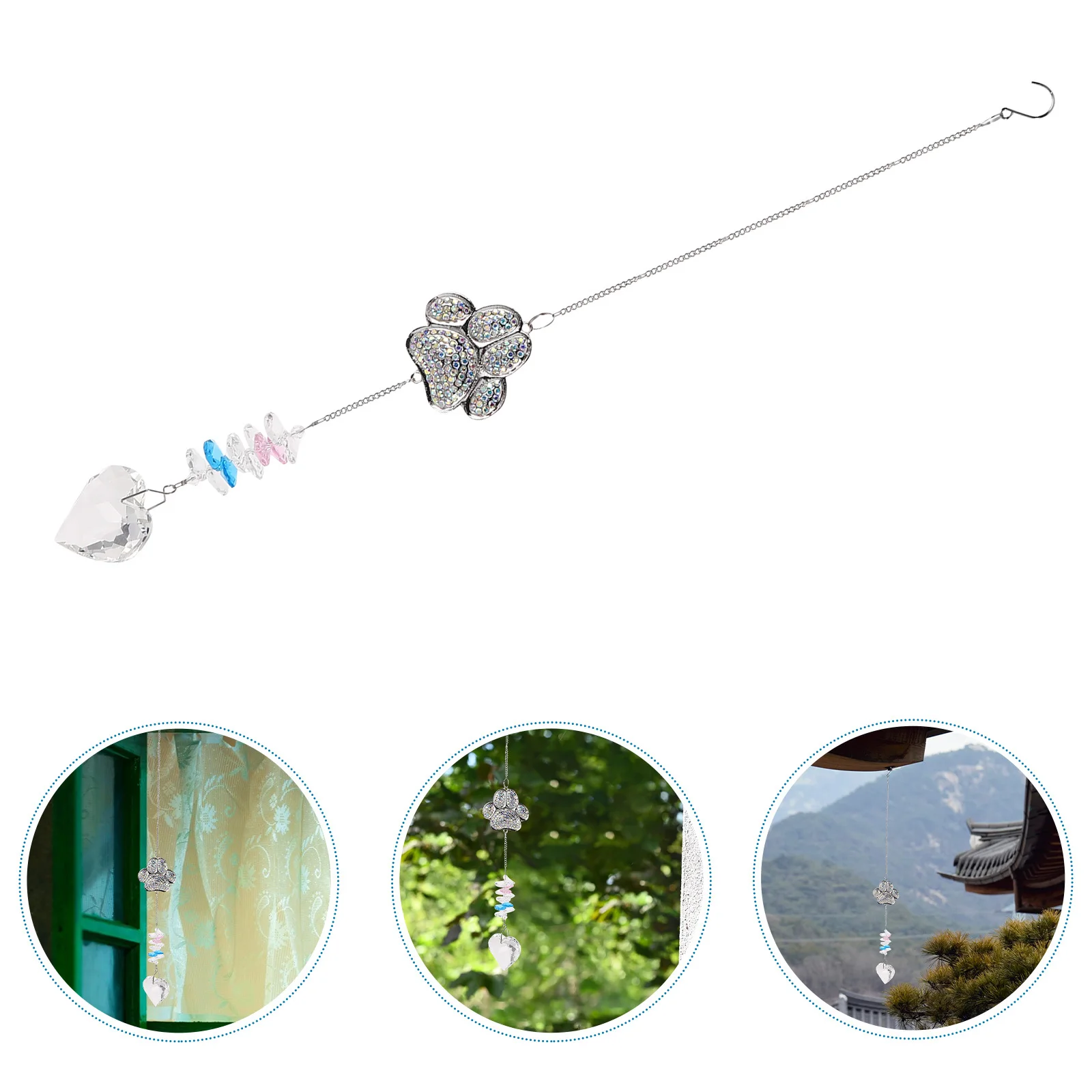 Heart Shaped Crystal Wind Chime Outdoor Garden Hanging Suncatcher Patio Ornament Small Windchimes Small Windchime
Heart Shaped Crystal Wind Chime Outdoor Garden Hanging Suncatcher Patio Ornament Small Windchimes Small Windchime