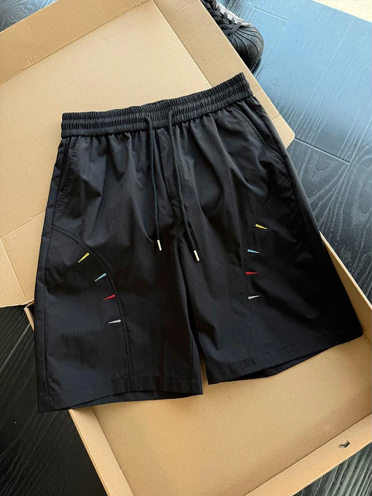 Quick Dry Basketball Shorts Men's Summer Patchwork Side Cut Half Length Pants American Style Five Points Pants Black Button H...
Quick Dry Basketball Shorts Men's Summer Patchwork Side Cut Half Length Pants American Style Five Points Pants Black Button H...