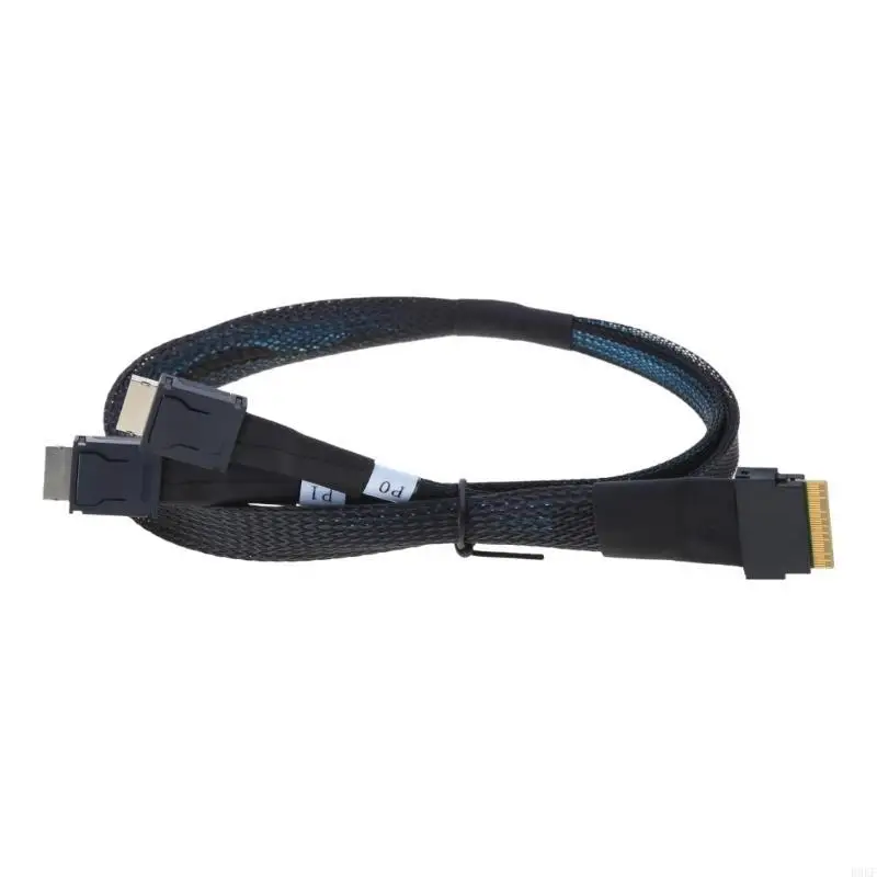 B0KF Slimsas SFF-8654 8i to Oculink SFF-8611 4ix2 Support 16-24Gbps Fast Speed Cable
B0KF Slimsas SFF-8654 8i to Oculink SFF-8611 4ix2 Support 16-24Gbps Fast Speed Cable