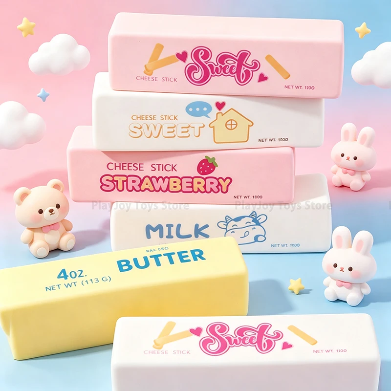 Squishy Butter Slow Rising Squeeze Toys Soft Fidget Toy Anti-Stress Stick Squishies Autism Stress Relief Sensory Toys Kids Gift
Squishy Butter Slow Rising Squeeze Toys Soft Fidget Toy Anti-Stress Stick Squishies Autism Stress Relief Sensory Toys Kids Gift