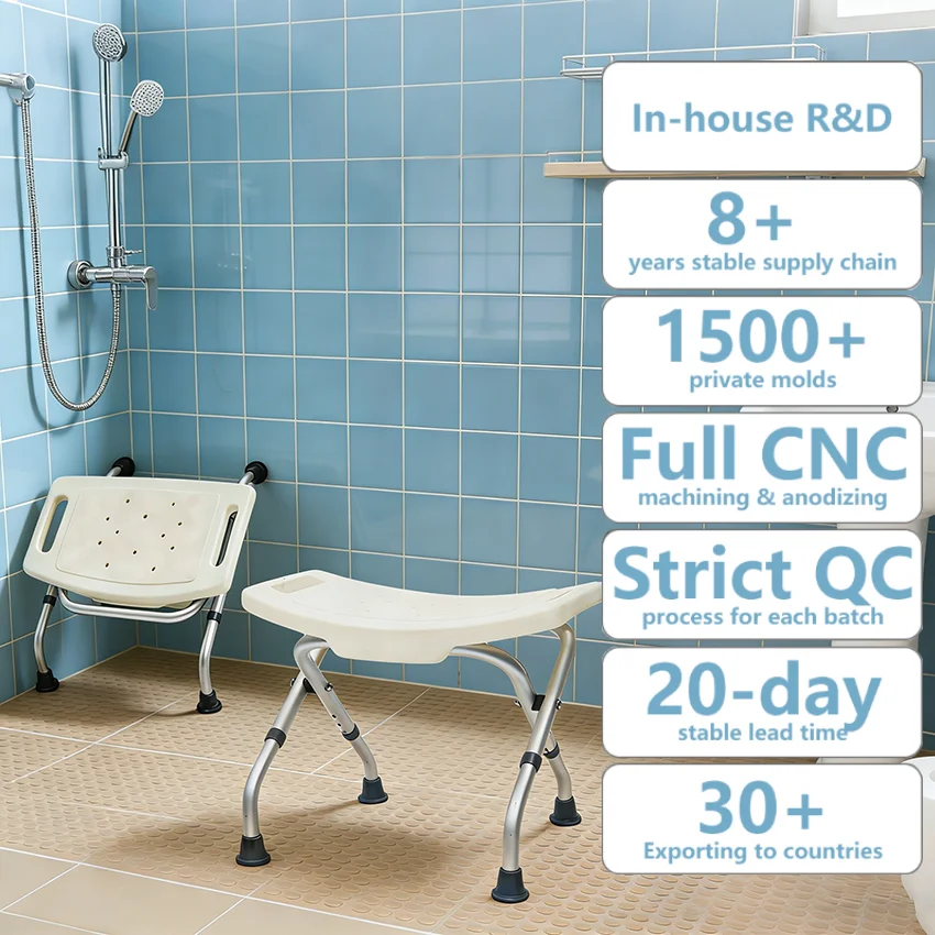 Simplywalk Aluminum Alloy 136KG Bath Shower Chair Large Toilet Supplies UKCA Long-term Partner
Simplywalk Aluminum Alloy 136KG Bath Shower Chair Large Toilet Supplies UKCA Long-term Partner