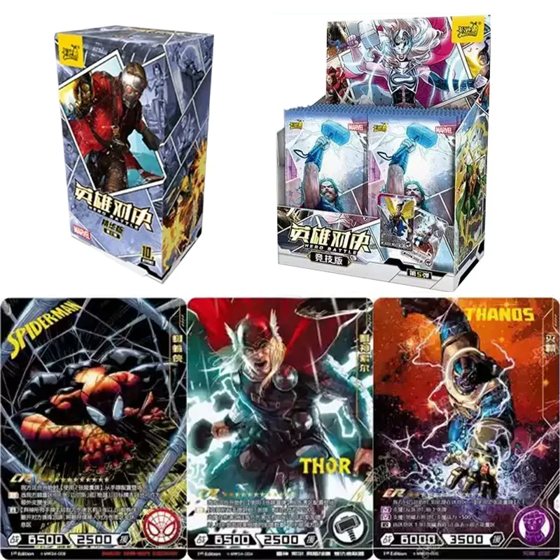 Genuine KAYOU Marvel The Avengers Limited Edition Heroes Duel Collection Cards Anime Peripherals Kids Holiday Gifts
Genuine KAYOU Marvel The Avengers Limited Edition Heroes Duel Collection Cards Anime Peripherals Kids Holiday Gifts