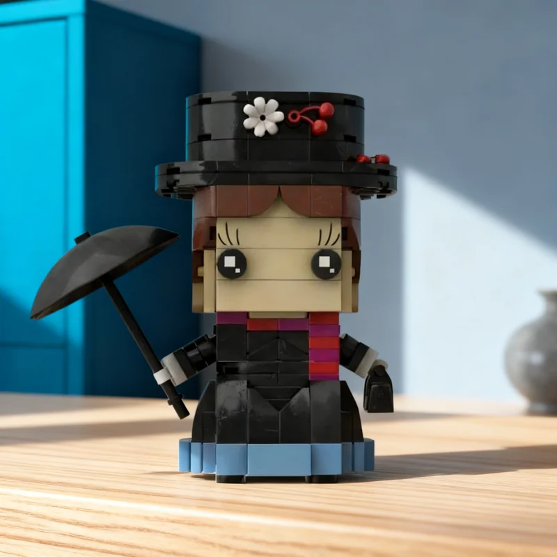 200 деталей MOC Мэри Поппинс Brickheadz: Набор строительных блоков для творчества, подарок, декор для дома и офиса, для взрослых и детей, премиум-класс
200 деталей MOC Мэри Поппинс Brickheadz: Набор строительных блоков для творчества, подарок, декор для дома и офиса, для взрослых и детей, премиум-класс