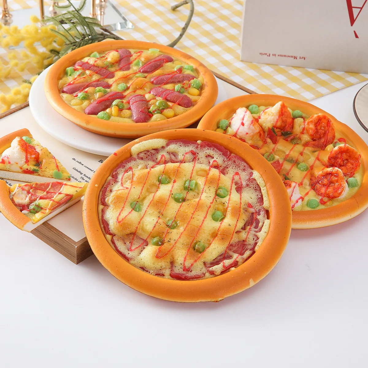 Artificial Pizza Model Fake Bakery Sausage Beef Pizza Sandwich Food Prop Fast Food Shop Display Cabinet Decoration Simulation
Artificial Pizza Model Fake Bakery Sausage Beef Pizza Sandwich Food Prop Fast Food Shop Display Cabinet Decoration Simulation