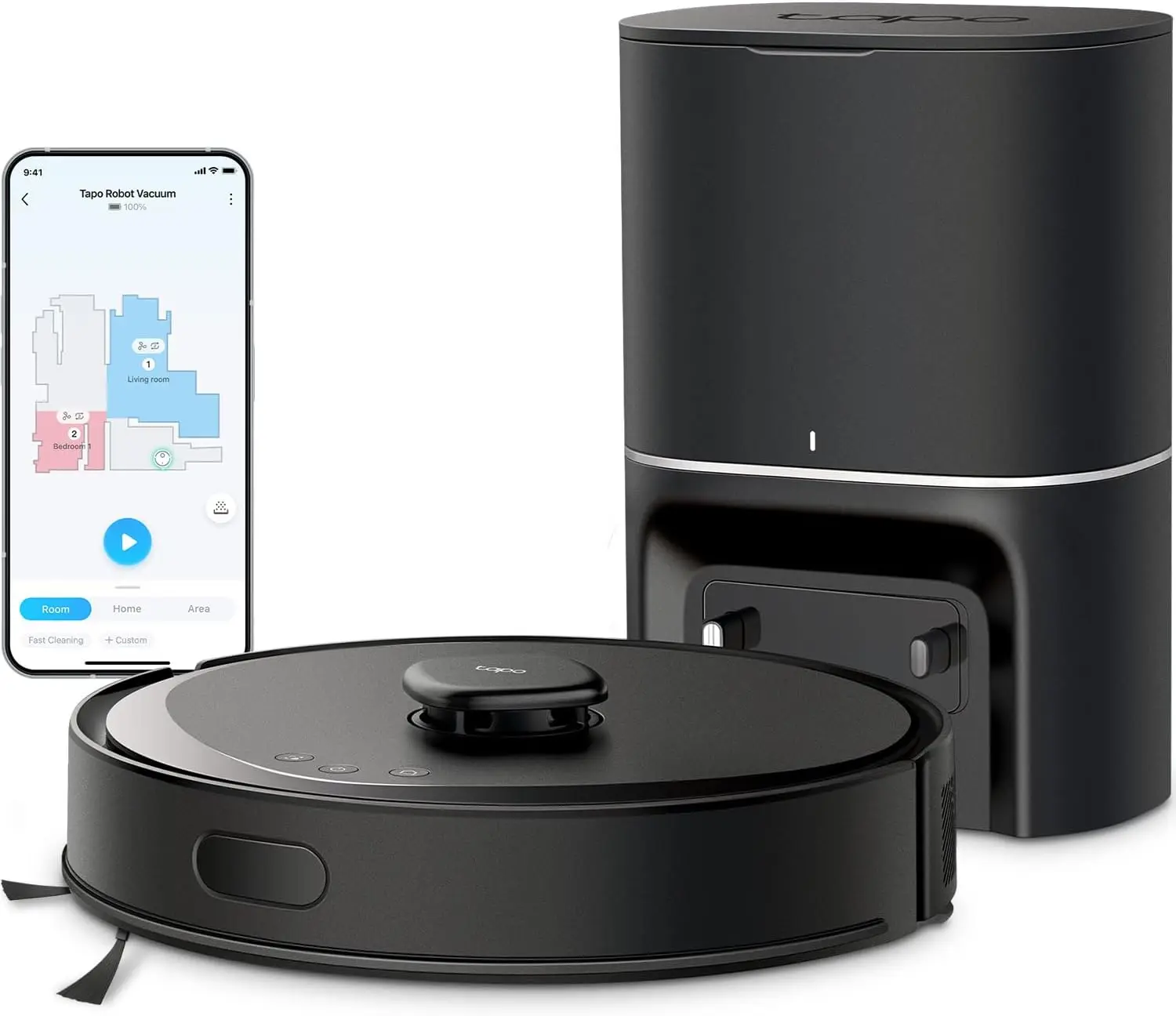Smart Robot Vacuum and Mop with LiDAR Navigation, Self-Emptying Dock, 5300Pa Suction, Alexa & Google Home Compatible
Smart Robot Vacuum and Mop with LiDAR Navigation, Self-Emptying Dock, 5300Pa Suction, Alexa & Google Home Compatible