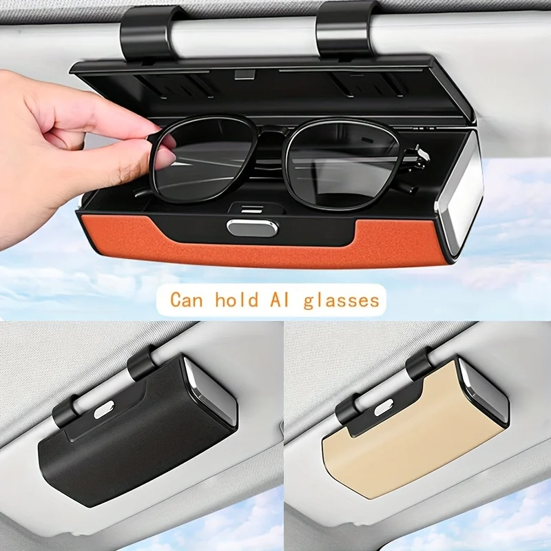A Car Sun Visor Holder for Eyewear, Made of Faux Leather, Designed to Store Glasses, Suitable for AI
A Car Sun Visor Holder for Eyewear, Made of Faux Leather, Designed to Store Glasses, Suitable for AI