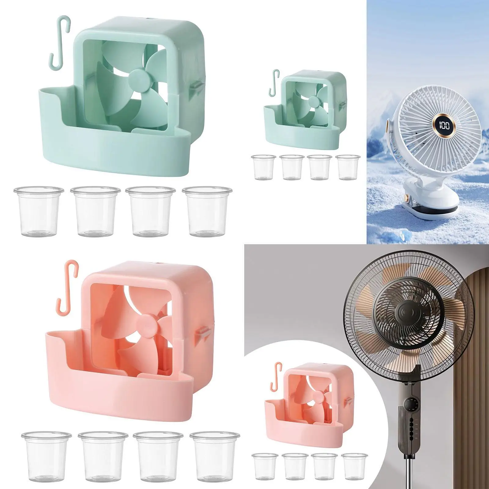 Cooling Portable Ice Fan Silent Household Refrigeration with Hook Air Conditioners Shaking Fan Fast Cooling for Office
Cooling Portable Ice Fan Silent Household Refrigeration with Hook Air Conditioners Shaking Fan Fast Cooling for Office