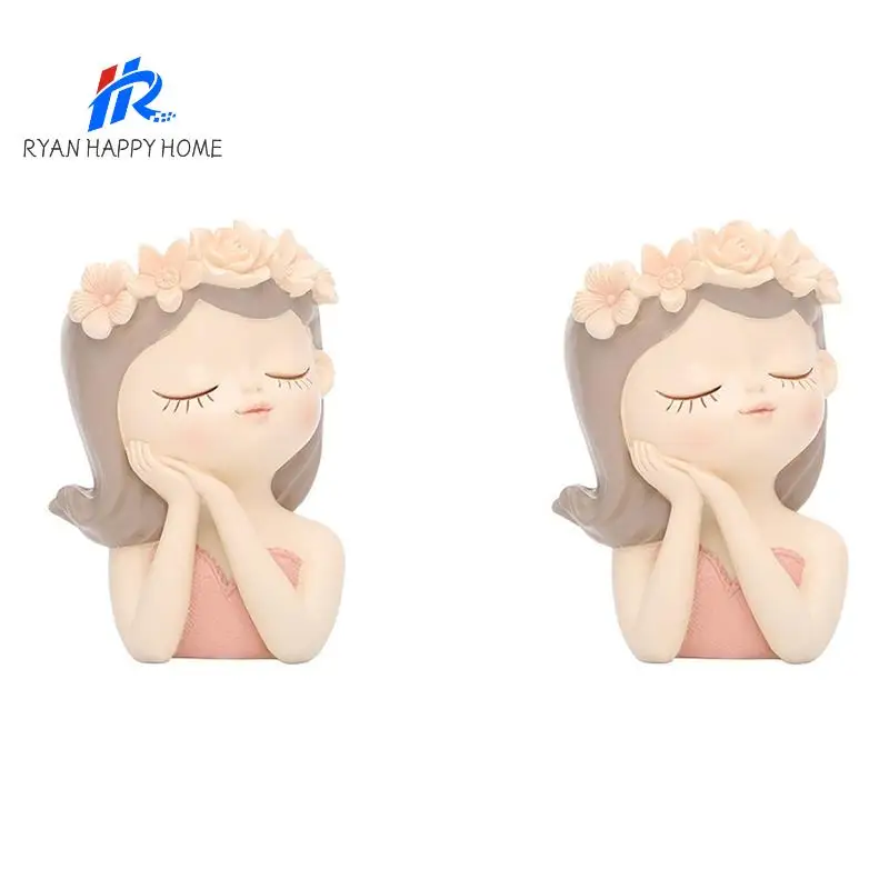 2X Small Fairy Succulent Plant Pot Kit With Drainage Hole 4 Inch Indoor Cactus Pot Unique Cute Flower Vases Decor C
2X Small Fairy Succulent Plant Pot Kit With Drainage Hole 4 Inch Indoor Cactus Pot Unique Cute Flower Vases Decor C