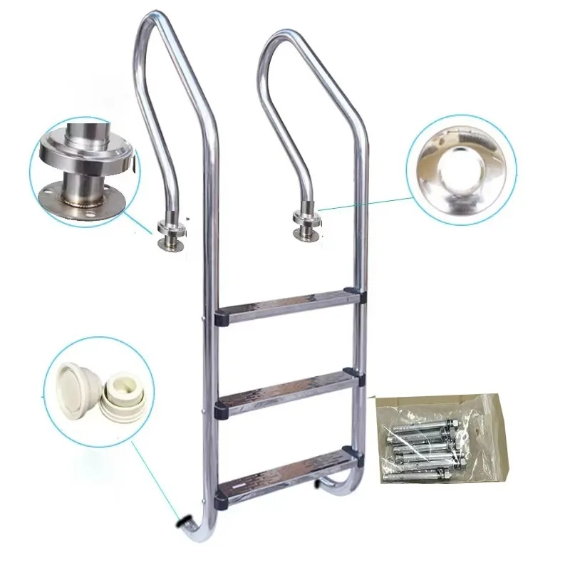Stainless Steel Ladder For Swimming Pools Compact Design Anti-Slip Tread For Small Leisure Pools New Arrival
Stainless Steel Ladder For Swimming Pools Compact Design Anti-Slip Tread For Small Leisure Pools New Arrival