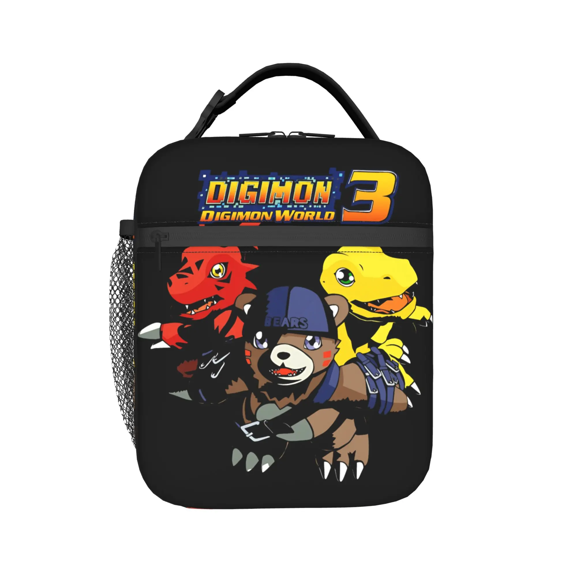 Изолированная сумка для обеда Digital Monster Digimon для мужчин и женщин, сумки-контейнеры для еды, герметичная термосумка-холодильник для пикника
Изолированная сумка для обеда Digital Monster Digimon для мужчин и женщин, сумки-контейнеры для еды, герметичная термосумка-холодильник для пикника