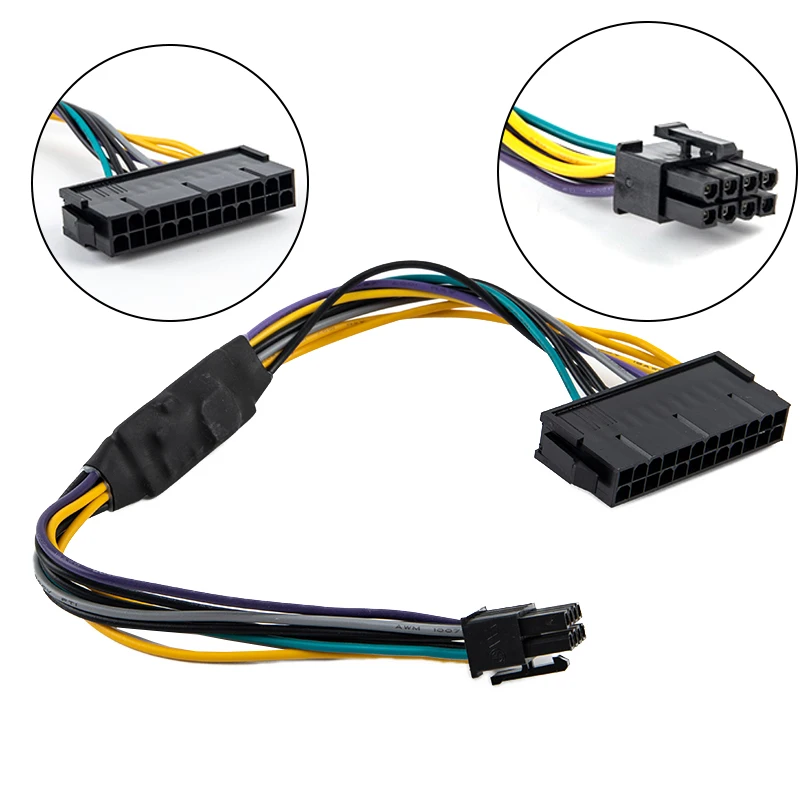 ATX 24Pin To Motherboard 8Pin Optiplex 3020 7020 9020 Server Adapter Power Cable
ATX 24Pin To Motherboard 8Pin Optiplex 3020 7020 9020 Server Adapter Power Cable