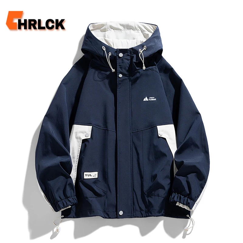 CHRLCK Plus Size Men Hooded Cargo Coat Spring Waterproof Hooded Patchwork Casual Jacket Autumn Korean Style Outdoor Tour Jackets
CHRLCK Plus Size Men Hooded Cargo Coat Spring Waterproof Hooded Patchwork Casual Jacket Autumn Korean Style Outdoor Tour Jackets