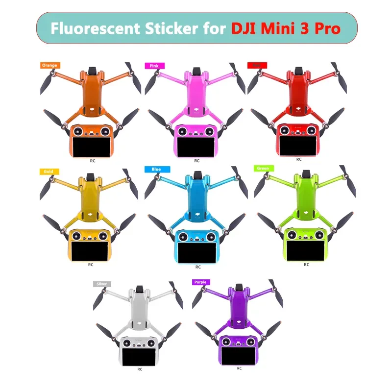 Luxury Fluorescence Drone Sticker for DJI Mini 3 Pro Skin Cover Waterproof Sticker for DJI Mini 3 Pro Accessories
Luxury Fluorescence Drone Sticker for DJI Mini 3 Pro Skin Cover Waterproof Sticker for DJI Mini 3 Pro Accessories