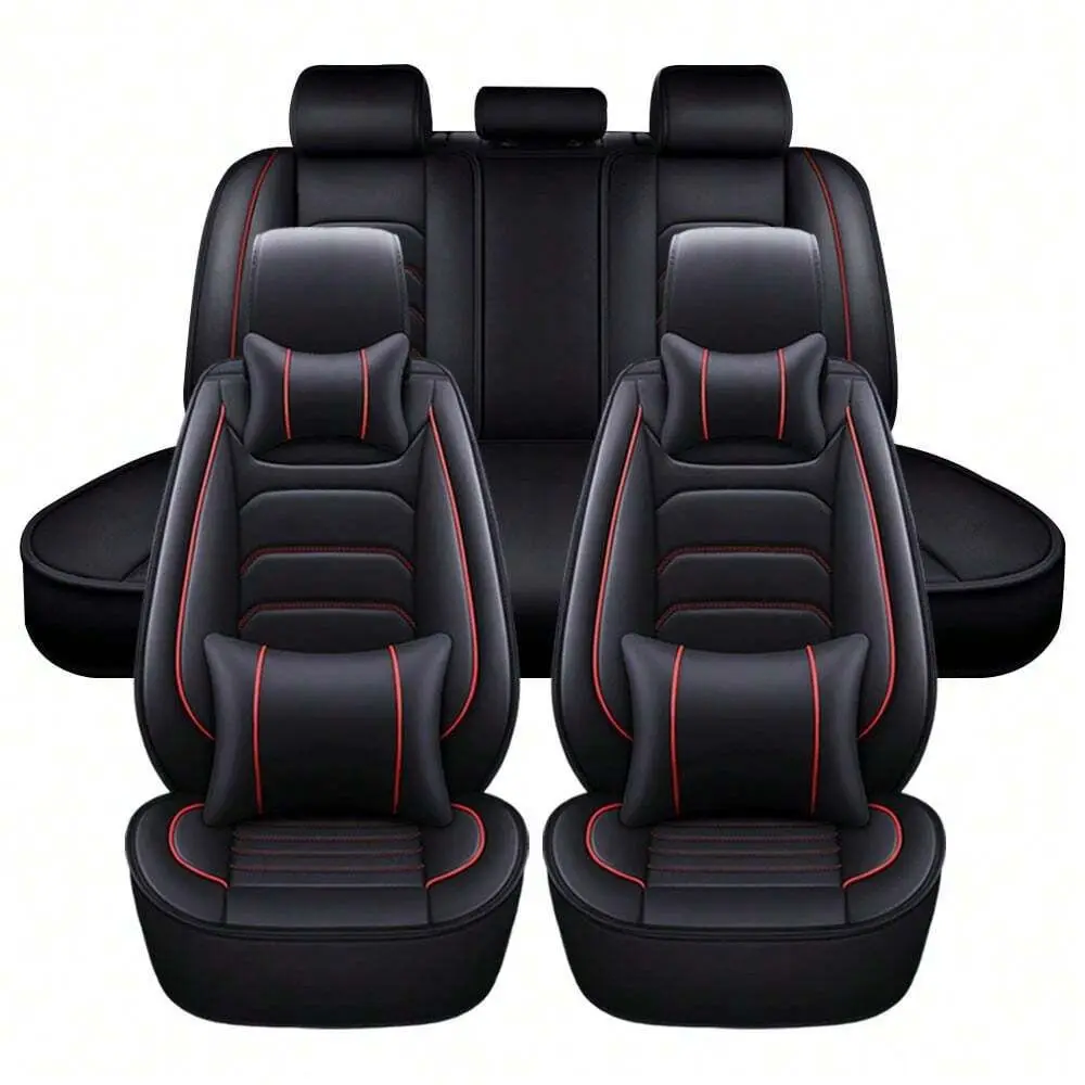 PU Leather Universal Car Seat Cover Front Back Headrest Cover Full Set Protector
PU Leather Universal Car Seat Cover Front Back Headrest Cover Full Set Protector