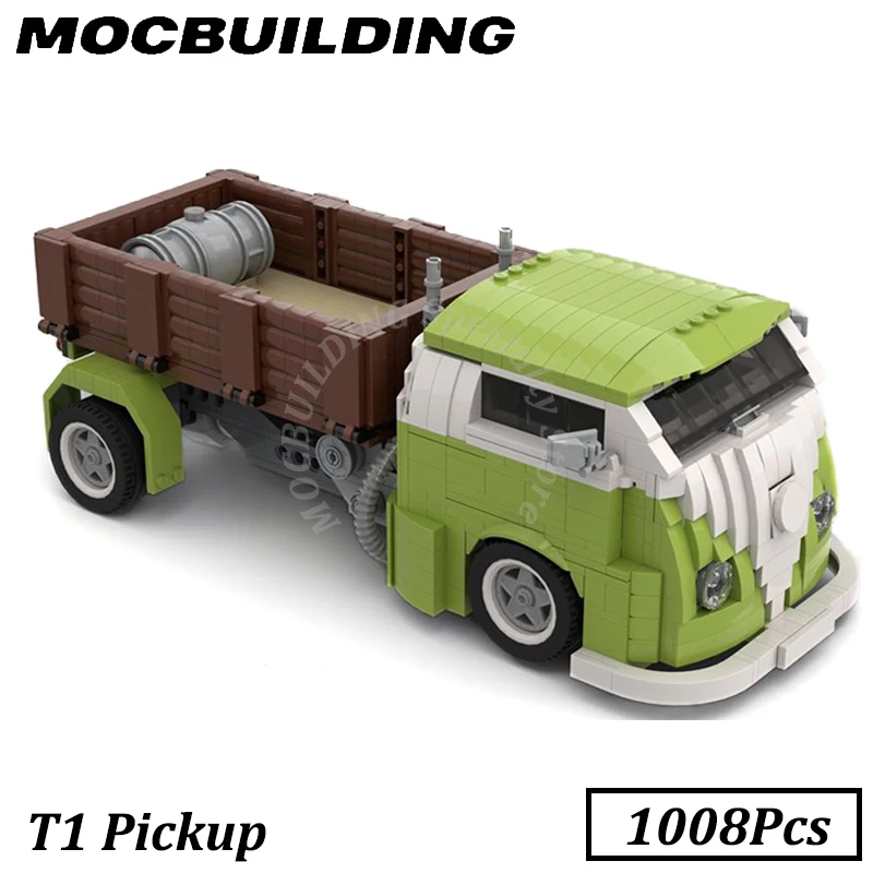 City Car T1 Pickup Truck Vehicle MOC Building Blocks Bricks Children Gift Display Construction
City Car T1 Pickup Truck Vehicle MOC Building Blocks Bricks Children Gift Display Construction