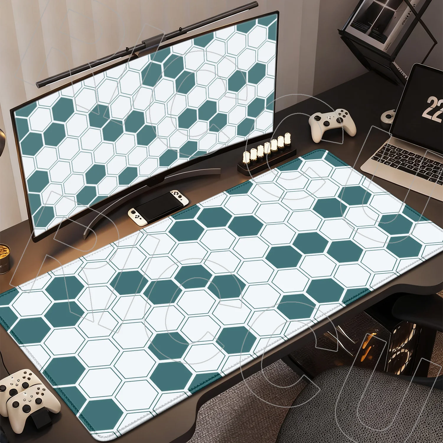 XXL HD printing Hexagon Large Gaming Mousepad Design Mouse Pad Computer Desk Mat Desk Pads For PC Keyboard Table expand Mats Rug