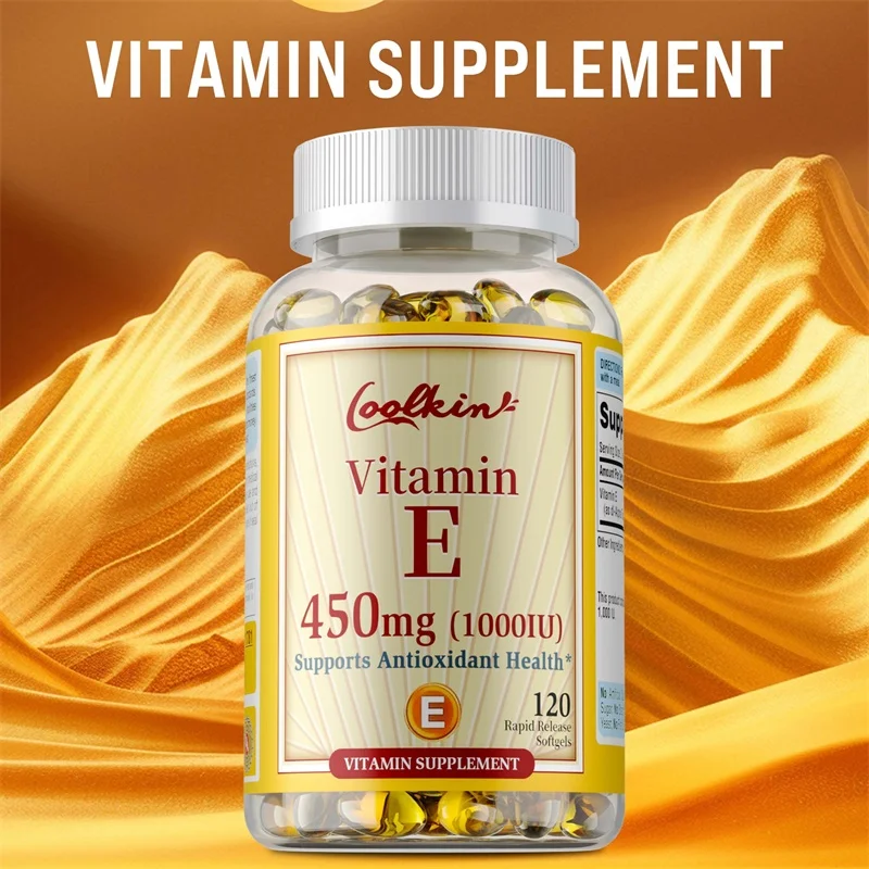 Vitamin E Capsules - Support Heart Health, Enhance Immunity, Promote Digestion and Absorption, Anti-oxidation and Anti-aging
Vitamin E Capsules - Support Heart Health, Enhance Immunity, Promote Digestion and Absorption, Anti-oxidation and Anti-aging