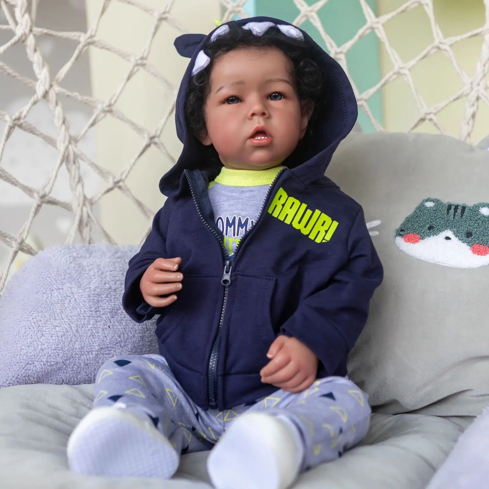 52 см силиконовая игрушка Reborn Baby Like Real Sleeping, живая 21 дюйм, мягкая на ощупь кукла ручной работы Bebe для новорожденных для детей, подарки на день рождения
52 см силиконовая игрушка Reborn Baby Like Real Sleeping, живая 21 дюйм, мягкая на ощупь кукла ручной работы Bebe для новорожденных для детей, подарки на день рождения