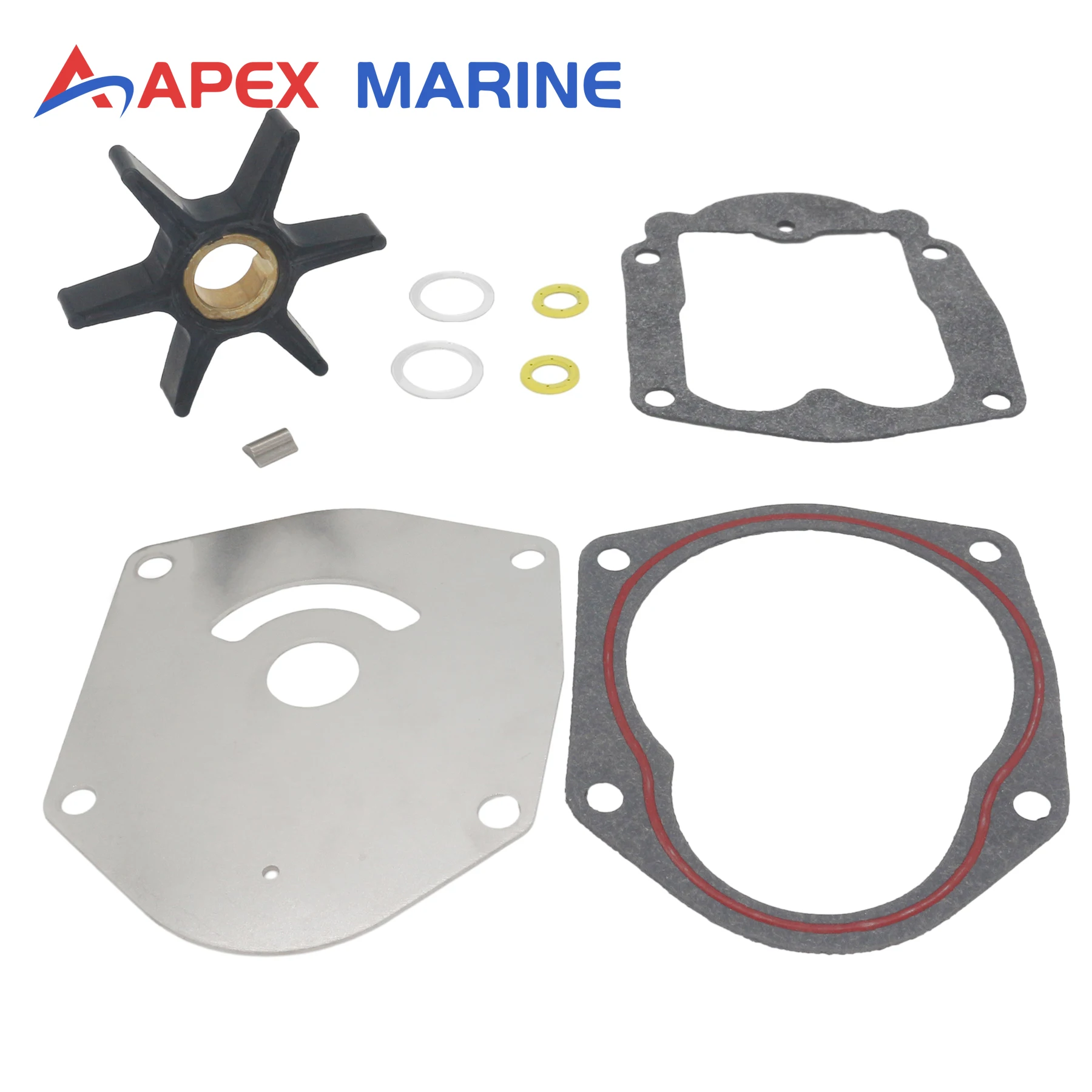 Ремкомплект водяного насоса 8M0027792 для лодочных моторов Mercury Marine 2/4-тактных, 2/3-цилиндровых, 25-50 л.с., артикулы 47-85089-20, 47-85089-10
Ремкомплект водяного насоса 8M0027792 для лодочных моторов Mercury Marine 2/4-тактных, 2/3-цилиндровых, 25-50 л.с., артикулы 47-85089-20, 47-85089-10