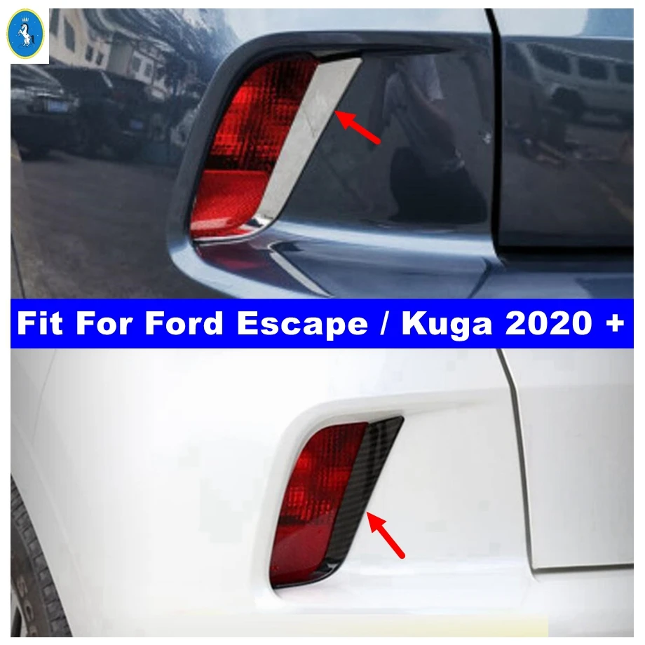 Rear Bumper Reflector Fog Light Lamp Cover Strip Trim For Ford Escape / Kuga 2020 - 2023 Chrome / Carbon Fiber Look Accessories
Rear Bumper Reflector Fog Light Lamp Cover Strip Trim For Ford Escape / Kuga 2020 - 2023 Chrome / Carbon Fiber Look Accessories