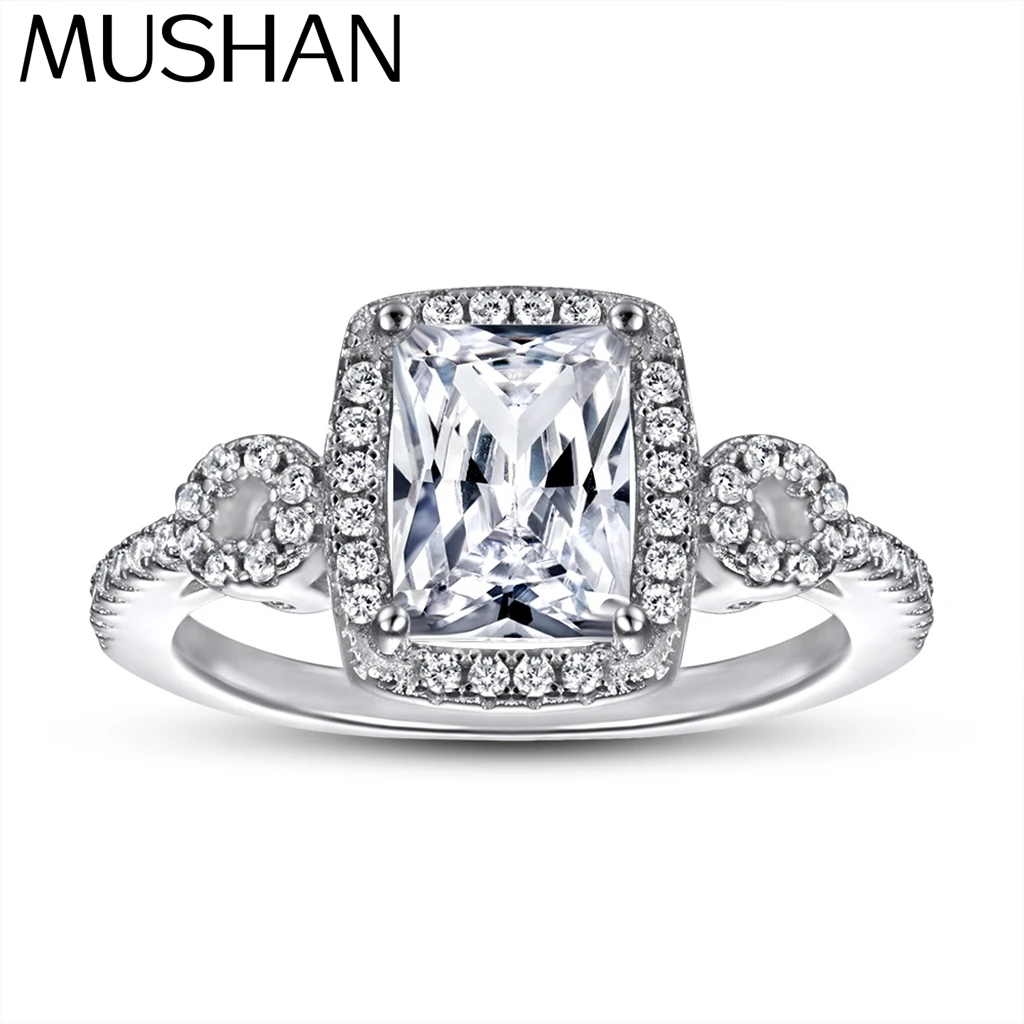 MuShan Jewelry 925 Sterling Silver Rings Bands Engagement Ring 7A Cubic Zirconia Women Anniversary Wedding Women Gift
MuShan Jewelry 925 Sterling Silver Rings Bands Engagement Ring 7A Cubic Zirconia Women Anniversary Wedding Women Gift