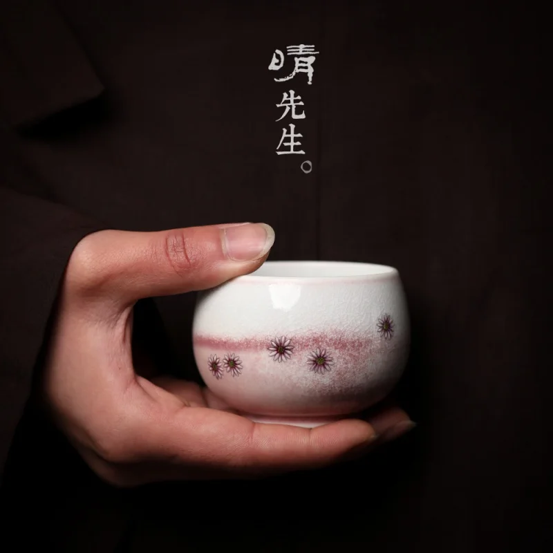 ★Tea Cup Tea Cup Jingdezhen Hand-Painted Daisy Master Cup Antique Glaze Kombucha Ceramic Single Cup Women's Tea Set
★Tea Cup Tea Cup Jingdezhen Hand-Painted Daisy Master Cup Antique Glaze Kombucha Ceramic Single Cup Women's Tea Set