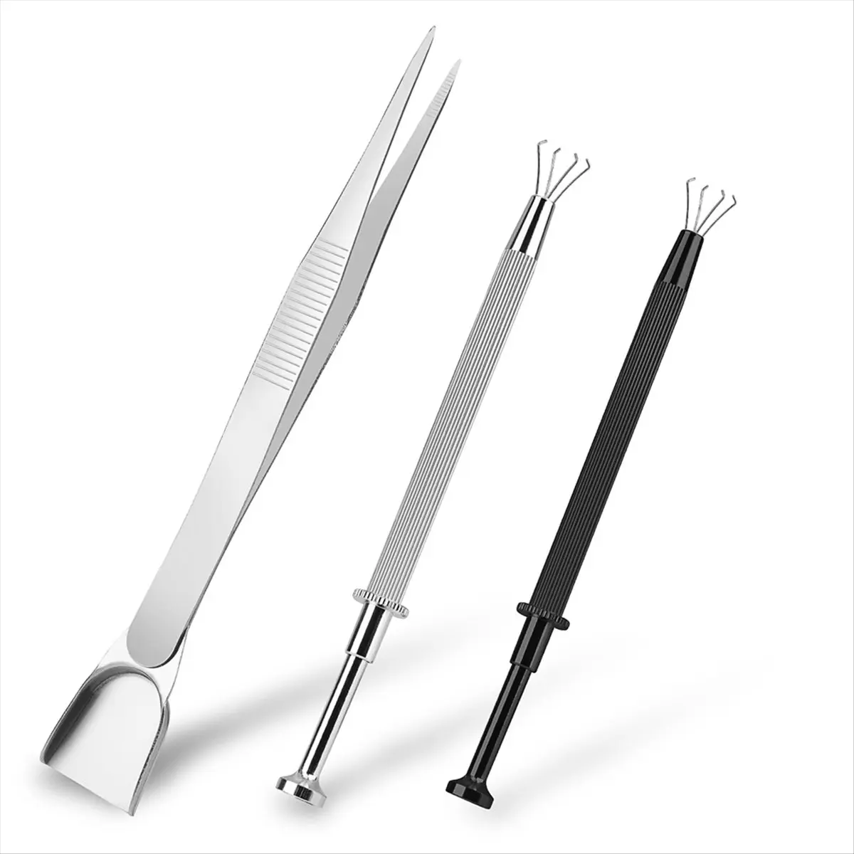 3Pcs Grabbers Tool Holder Set Jeweler'S Pick Up Sprinkle Pen Jewelry Tweezers 4 Claw Piercing Ball for Tiny Objects Chip
3Pcs Grabbers Tool Holder Set Jeweler'S Pick Up Sprinkle Pen Jewelry Tweezers 4 Claw Piercing Ball for Tiny Objects Chip