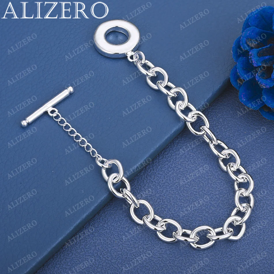 Браслет ALIZERO из стерлингового серебра 925 пробы с застежкой OT, простые браслеты-цепочки для женщин и мужчин, модные украшения для свадьбы и вечеринки, изысканные ювелирные изделия, подарки
Браслет ALIZERO из стерлингового серебра 925 пробы с застежкой OT, простые браслеты-цепочки для женщин и мужчин, модные украшения для свадьбы и вечеринки, изысканные ювелирные изделия, подарки