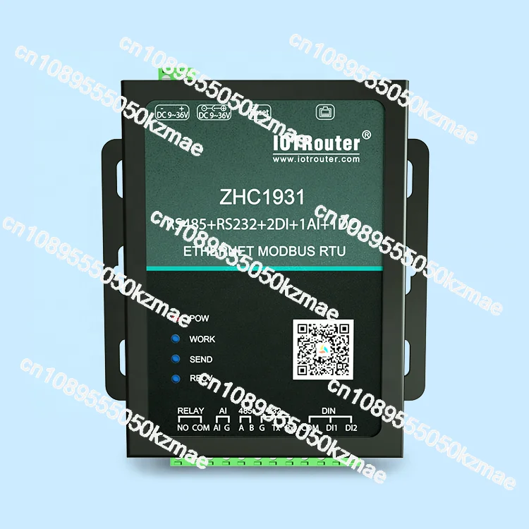 IN STOCK RS485 To Ethernet Converter MQTT Modbus TCP RTU with Free Network Cable for Industrial Automation ZHC1931
IN STOCK RS485 To Ethernet Converter MQTT Modbus TCP RTU with Free Network Cable for Industrial Automation ZHC1931