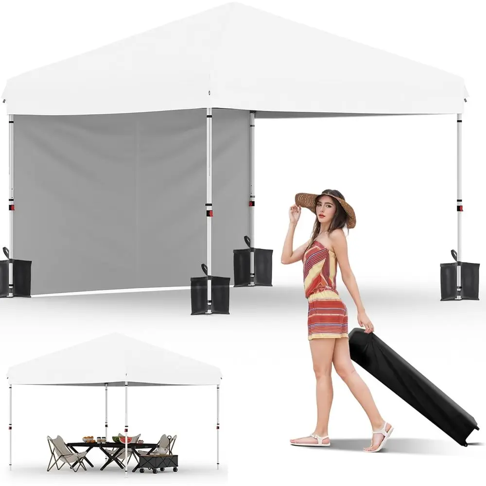 10x10 Heavy-Duty Pop-Up Tent, 1-Person Easy Setup, 50+ UPF Waterproof, Ideal for Outdoor Events, Camping, and Farmers Markets
10x10 Heavy-Duty Pop-Up Tent, 1-Person Easy Setup, 50+ UPF Waterproof, Ideal for Outdoor Events, Camping, and Farmers Markets
