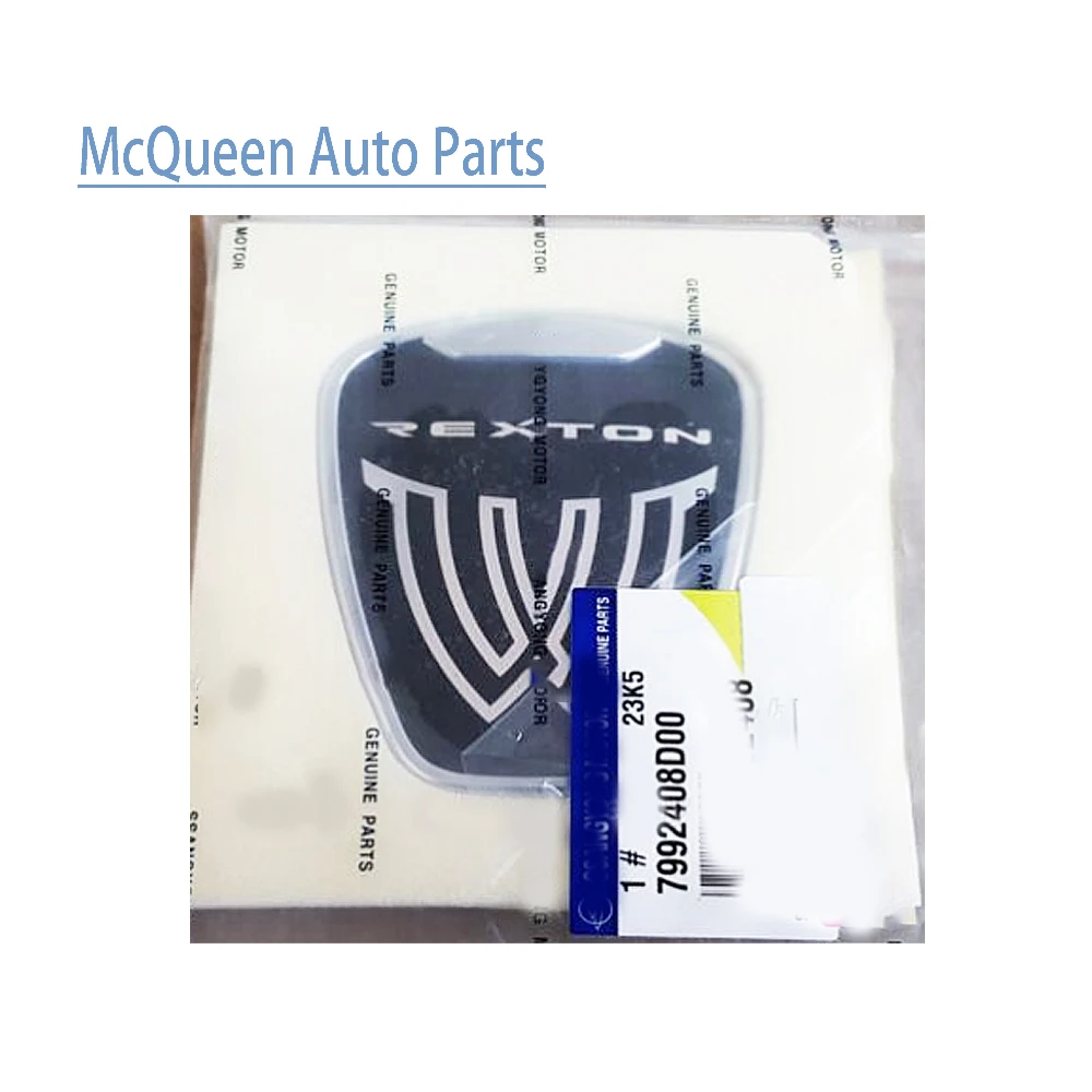 OEM 7992408D00 Rexton Logo Tuning Quarter Emblem for Ssangyong Rexton W 06 07 08 09 10 11 12 13
OEM 7992408D00 Rexton Logo Tuning Quarter Emblem for Ssangyong Rexton W 06 07 08 09 10 11 12 13