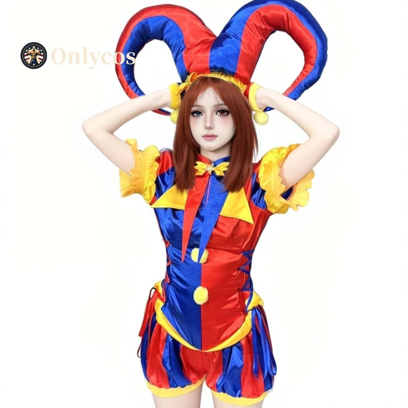 The Amazing Digital Circus Pomni Cosplay Costume Clown Uniform Halloween Party Role Play Outfit Women Onlycos
The Amazing Digital Circus Pomni Cosplay Costume Clown Uniform Halloween Party Role Play Outfit Women Onlycos