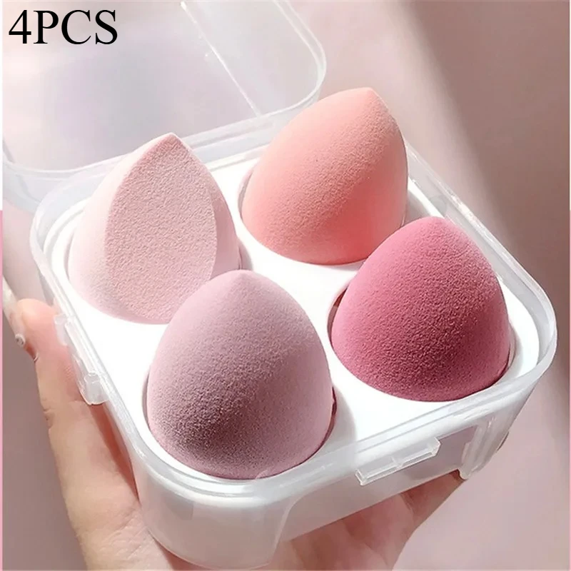 Набор из 4 спонжей для макияжа: для сухого и влажного нанесения, косметические спонжи-шарики для тональной основы и пудры, со скошенным краем, инструменты для макияжа
Набор из 4 спонжей для макияжа: для сухого и влажного нанесения, косметические спонжи-шарики для тональной основы и пудры, со скошенным краем, инструменты для макияжа
