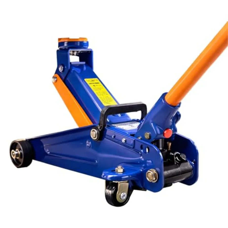 Heavy Duty Low Profile Floor Jack 2 Ton 4000 LBS Capacity Single Pump Quick Lift Hydraulic Car Jack with Detachable Handle and
Heavy Duty Low Profile Floor Jack 2 Ton 4000 LBS Capacity Single Pump Quick Lift Hydraulic Car Jack with Detachable Handle and