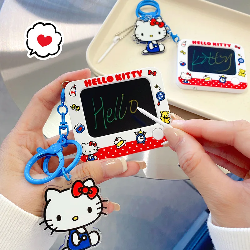 Kawaii Hello Kitty Graffiti Version Backpack Pendant Anime Sanrio Girl's Heart Cute Fun Portable Message Board Keychain
Kawaii Hello Kitty Graffiti Version Backpack Pendant Anime Sanrio Girl's Heart Cute Fun Portable Message Board Keychain