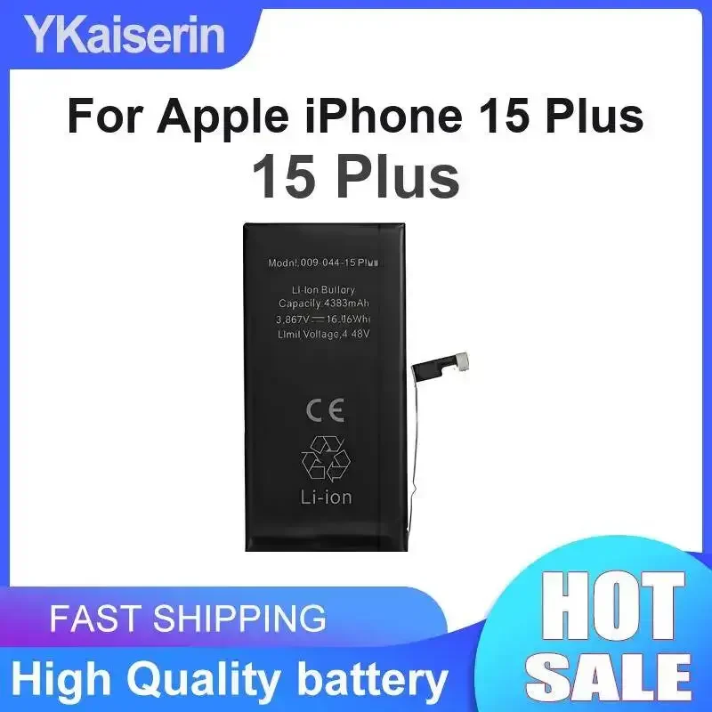 3279mAh For Apple iPhone 15 Plus A2847 A3093 A3094 A3096 Mobile Phone Battery Long Lasting High-Performance
3279mAh For Apple iPhone 15 Plus A2847 A3093 A3094 A3096 Mobile Phone Battery Long Lasting High-Performance