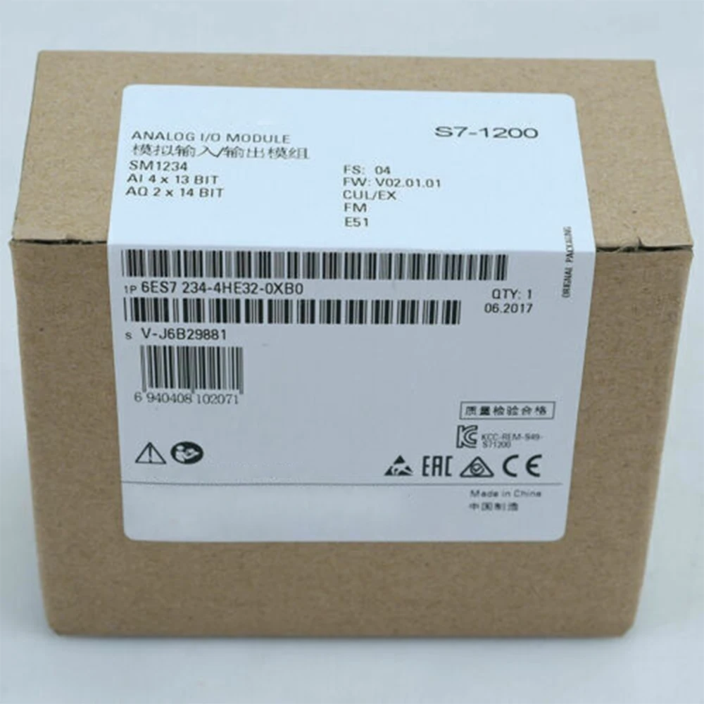 New for Siemens 6ES7234-4HE32-0XB0 6ES7 234-4HE32-0XB0 ANALOG I/O Module in Box
New for Siemens 6ES7234-4HE32-0XB0 6ES7 234-4HE32-0XB0 ANALOG I/O Module in Box