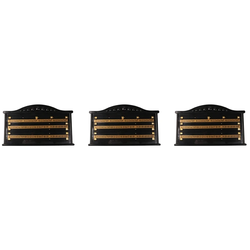 3X Billiards Scoreboard Snooker Score Recorder Club Game Recording Board Calculation Number Billiards Accessories
3X Billiards Scoreboard Snooker Score Recorder Club Game Recording Board Calculation Number Billiards Accessories