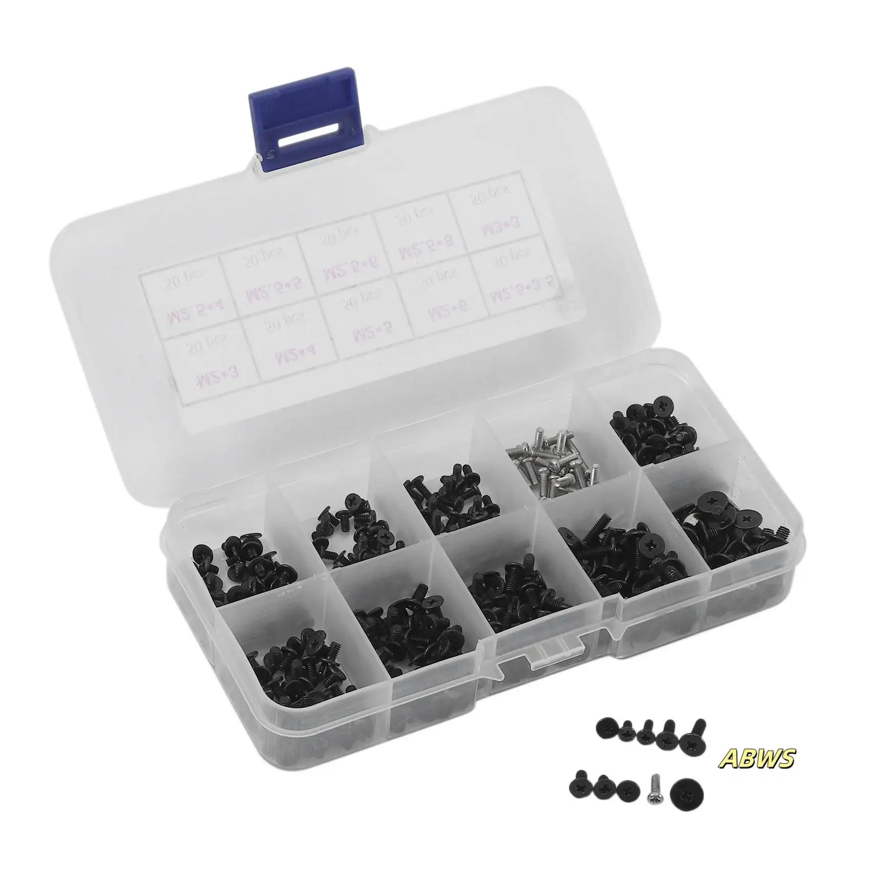 1000Pcs M2 M2.5 M3 KM Screw Flat Head Phillips Screws Laptop Notebook Screws Set Kit For Computer Small Screw
1000Pcs M2 M2.5 M3 KM Screw Flat Head Phillips Screws Laptop Notebook Screws Set Kit For Computer Small Screw