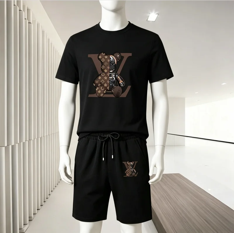 Men Summer 2 Pieces Outfit Sets Short Sleeve T-shirt+Drawstring Casual Shorts Crew Neck Loose Daily Sport Tracksuit
Men Summer 2 Pieces Outfit Sets Short Sleeve T-shirt+Drawstring Casual Shorts Crew Neck Loose Daily Sport Tracksuit