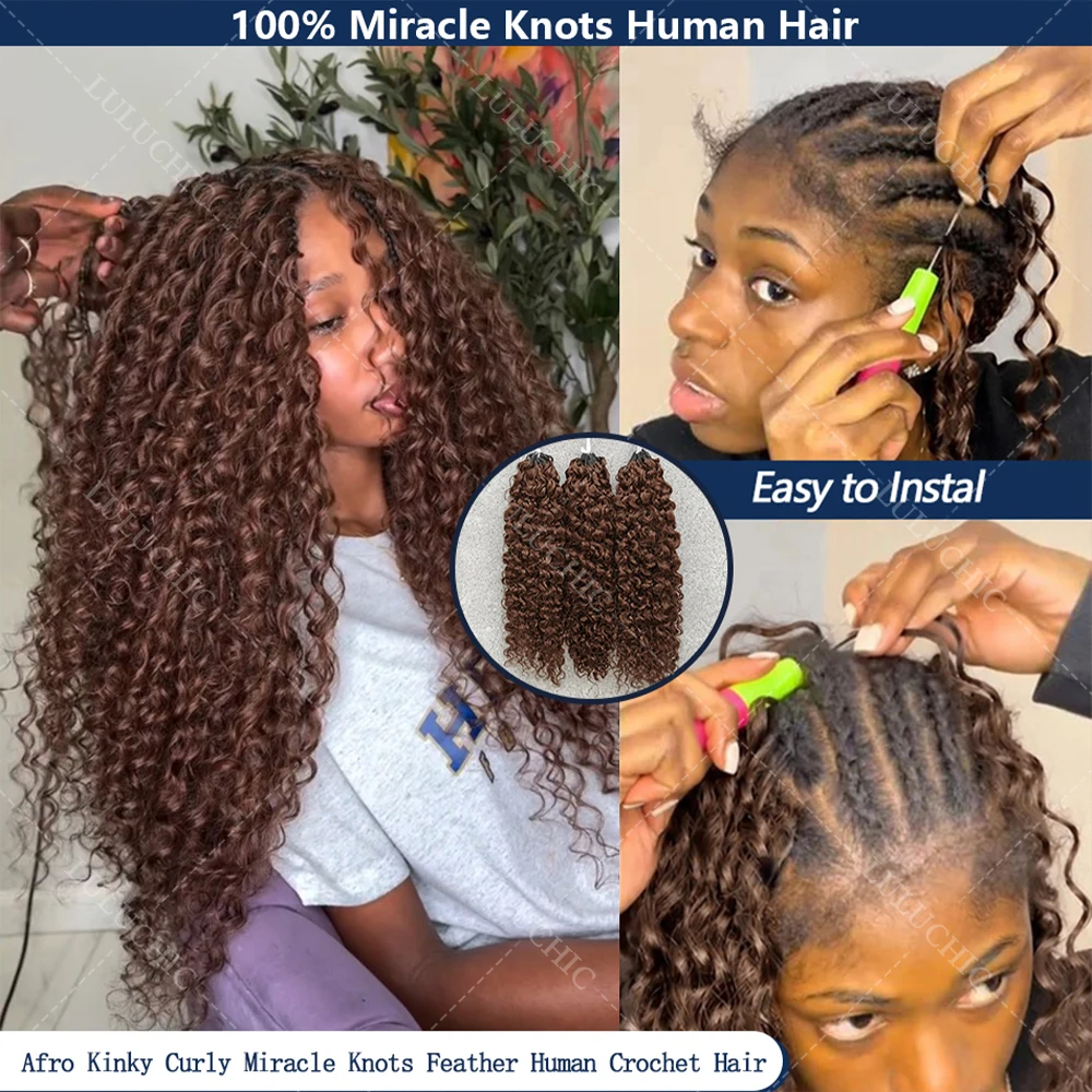 Dark Brown Small Spirals Curly Feather Crochet Human Hair Extensions 100% Human Hair Afro Kinky Curly Pre looped Crochet Braids
Dark Brown Small Spirals Curly Feather Crochet Human Hair Extensions 100% Human Hair Afro Kinky Curly Pre looped Crochet Braids