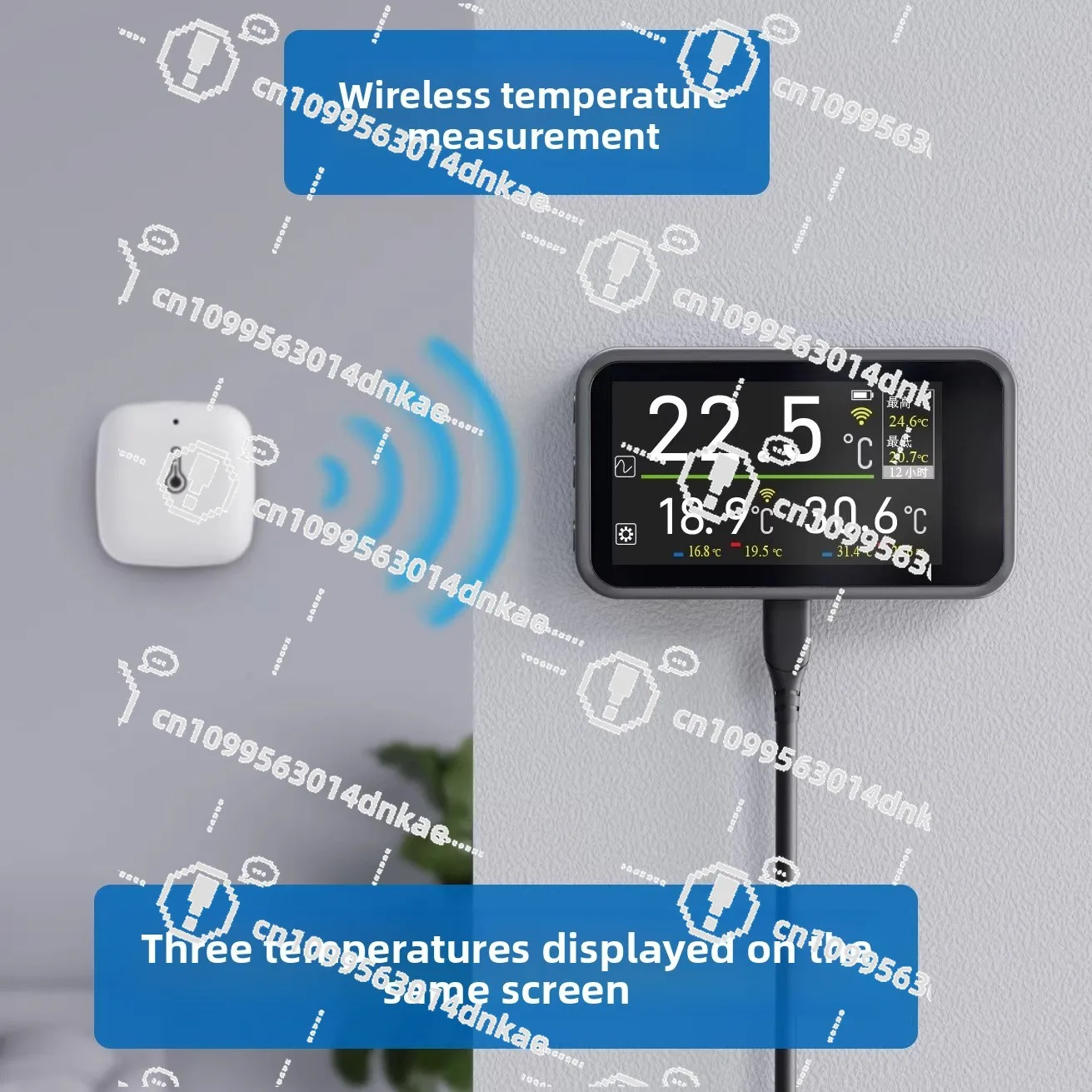 Wireless Car Thermometer Car Thermometer Electronic Luminous Display Outside The Car High Precision Inside
Wireless Car Thermometer Car Thermometer Electronic Luminous Display Outside The Car High Precision Inside