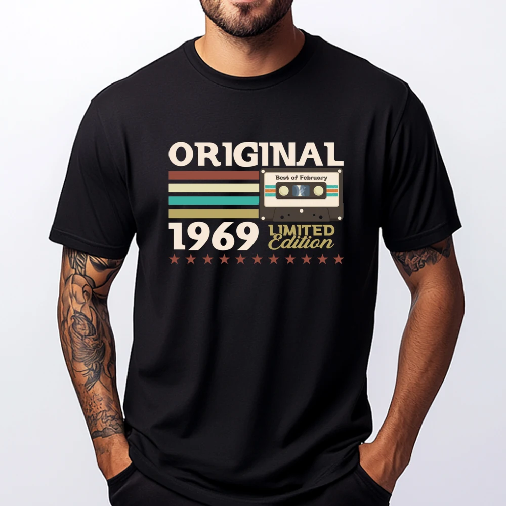 55th Birthday Man February 1969 Cassette Men Graphic Tees Mens SOFT Vintage Japan Style Summer Tops Loose
55th Birthday Man February 1969 Cassette Men Graphic Tees Mens SOFT Vintage Japan Style Summer Tops Loose