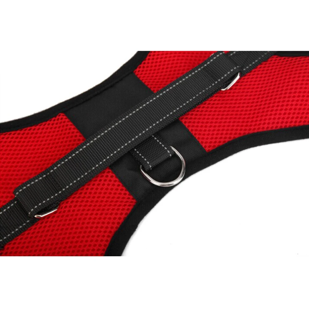 Dog Harness Pet Saddle Mesh Quick-release Buckle D-ring Size S Red Puppy Medium Large Free Movement Walking Comfortable Dog
Dog Harness Pet Saddle Mesh Quick-release Buckle D-ring Size S Red Puppy Medium Large Free Movement Walking Comfortable Dog