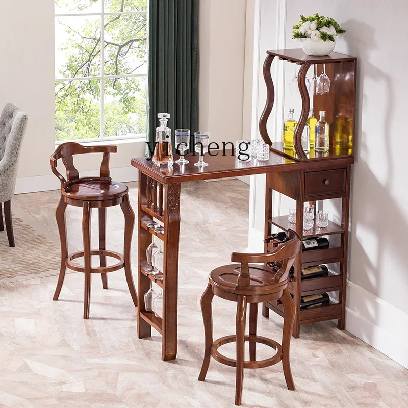 DD Solid Wood Rotatable Bar Stool High Stool with Backrest Commercial Front Desk Reception Stool
DD Solid Wood Rotatable Bar Stool High Stool with Backrest Commercial Front Desk Reception Stool